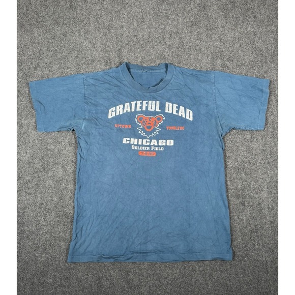 Liquid Blue Other - Vtg Grateful Dead Chicago Soldier Field Shirt Liquid Blue Medium Single Stitch